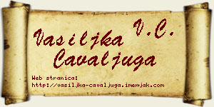 Vasiljka Čavaljuga vizit kartica